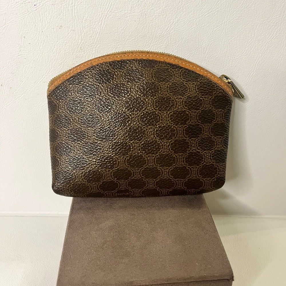 Vintage Celine Change Purse. Macadam vintage 1998 Paris